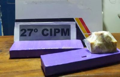 Operação da Policia Militar prende mulher com mais de 2 kgs de drogas na rodoviária de Confresa 